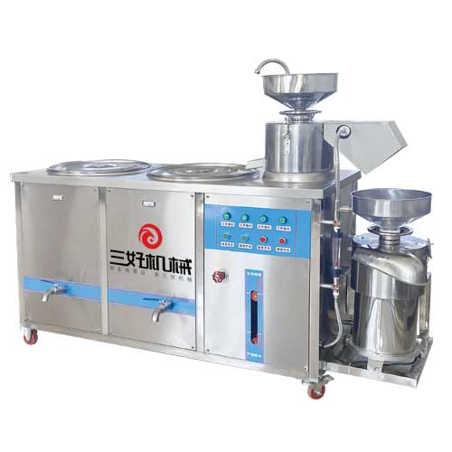 雙連磨豆腐機鹵水石膏豆腐